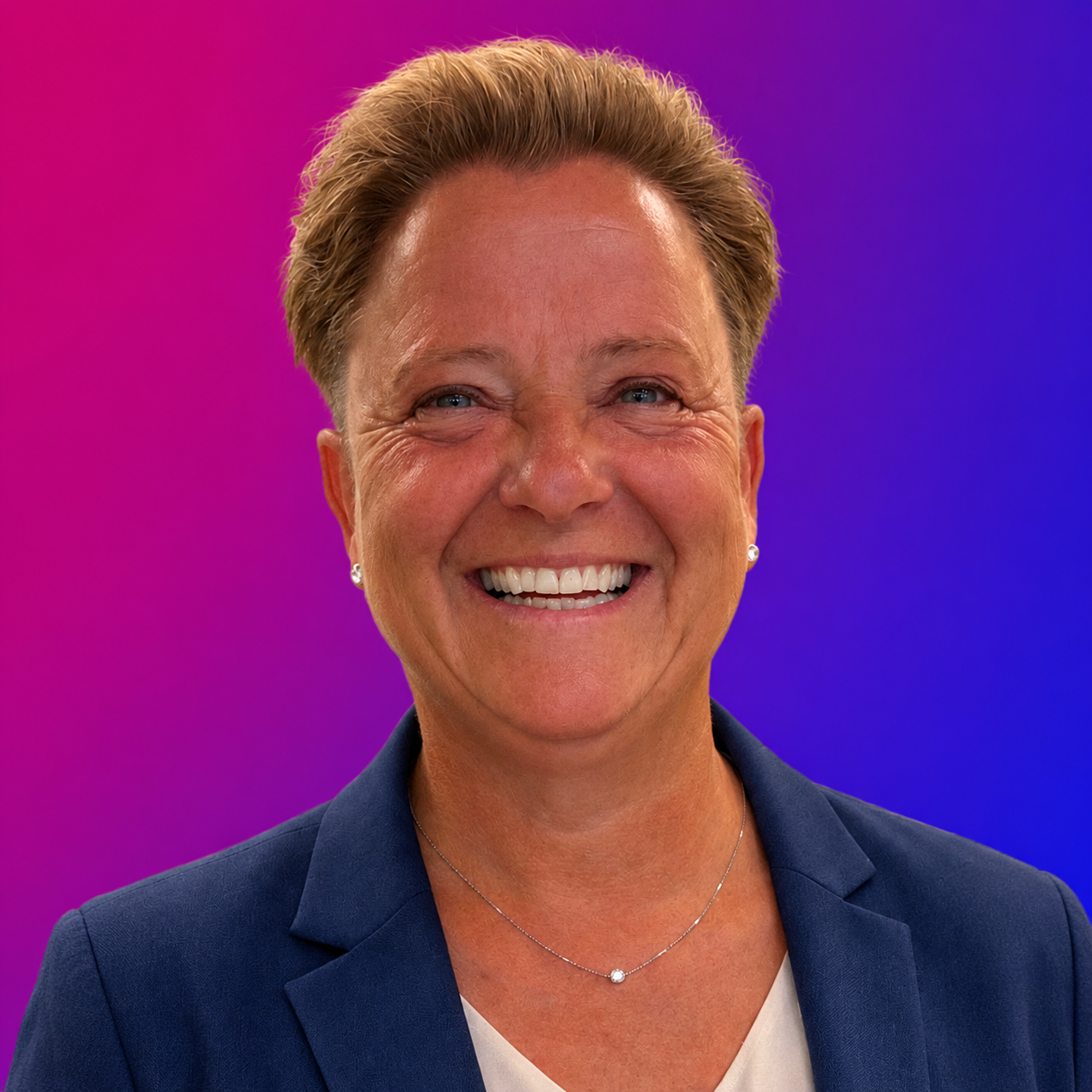 Tamara Veraart, oprichter van QuasarAISEO, aan het werk aan een AI SEO-strategie